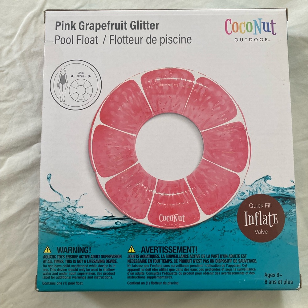 Grapefruit Pool Float - Picture 3 of 6